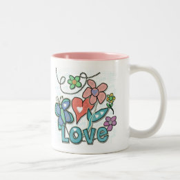 Tasse 2 Couleurs Love Garden