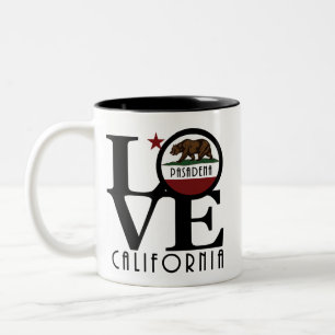 Tasse 2 Couleurs LOVE Pasadena California 11oz