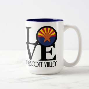 Tasse 2 Couleurs LOVE Prescott Valley 15oz