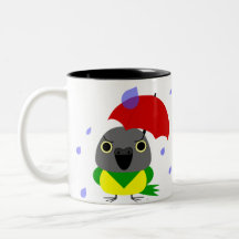 Lulu, le perroquet du Sénégal, coincé sous la