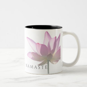 Tasse 2 Couleurs ©Lumière spirituelle Namaste Pink Lotus Custom