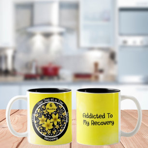 Tasse 2 Couleurs Lumineux Floral personnalisé Sobriété Jalon Cadeau