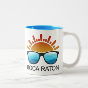 Tasse 2 Couleurs Lunettes de soleil Boca Raton Floride