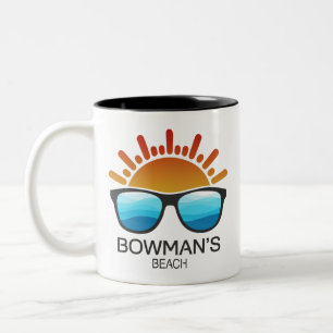Tasse 2 Couleurs Lunettes de soleil de Bowman's Beach Floride