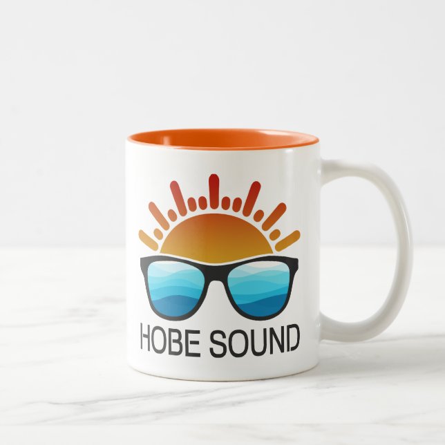 Tasse 2 Couleurs Lunettes de soleil Hobe Sound Florida (Droit)
