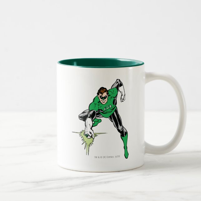 Tasse 2 Couleurs Lutte contre les lanternes vertes (Droit)