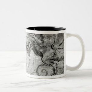 Tasse 2 Couleurs Luttez entre un cavalier et un dragon, c.1482