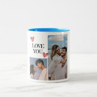 Tasse 2 Couleurs "Luxueuse carte Saint Valentin"