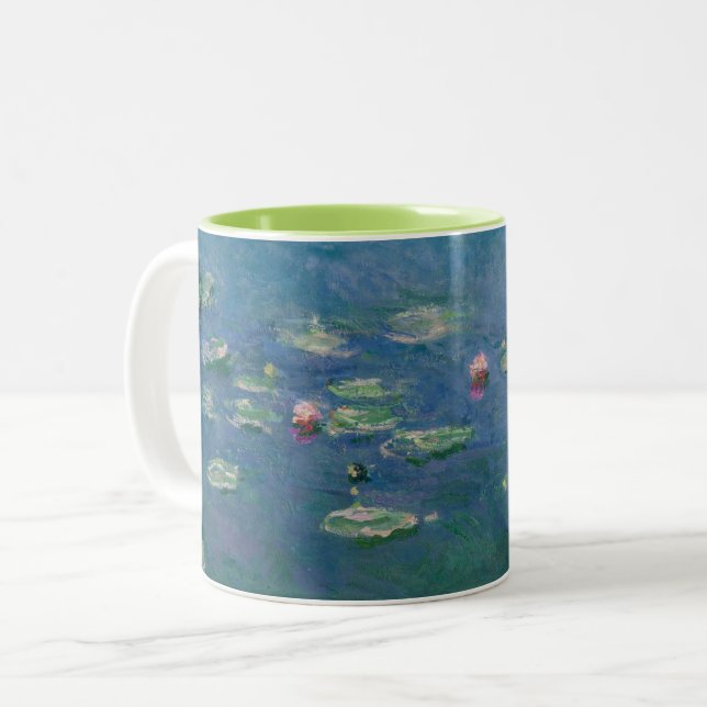 Tasse 2 Couleurs Lys d'eau - par Monet (Devant gauche)