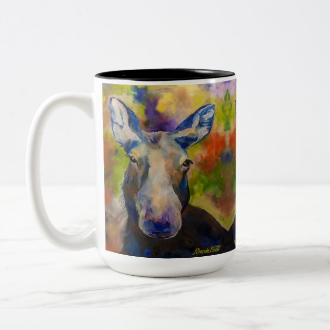 Tasse 2 Couleurs M. Moosey Moose (Gauche)
