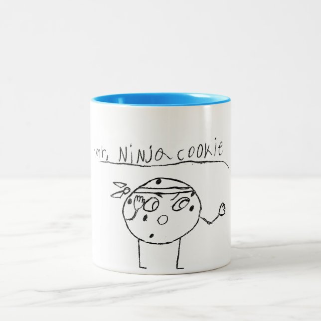 Tasse 2 Couleurs M. Ninja Cookie (Centre)