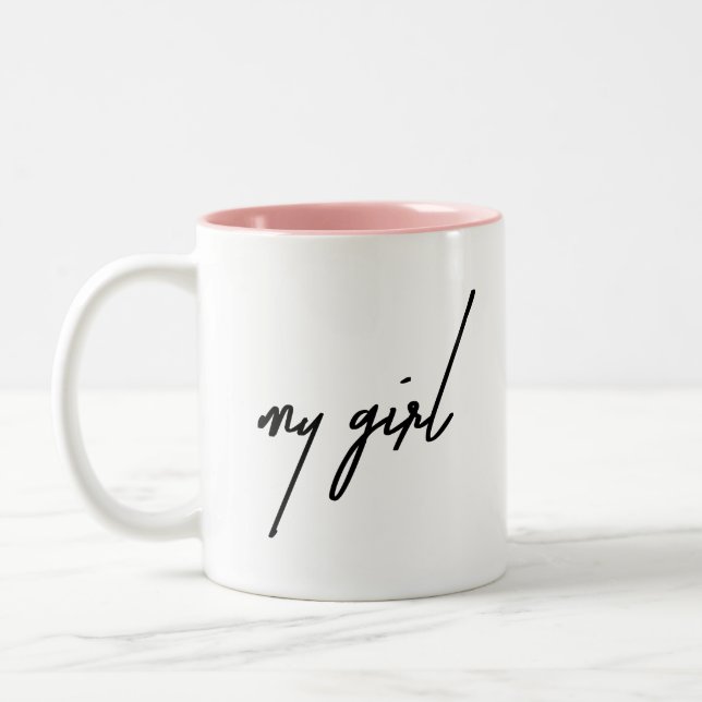Tasse 2 Couleurs Ma fille (Gauche)