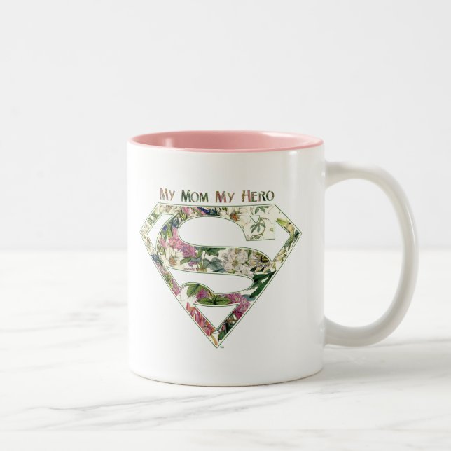 Tasse 2 Couleurs Ma mère, mon héros (Droit)