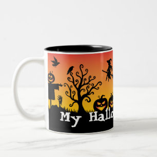 Tasse 2 Couleurs Ma Musique d'Halloween