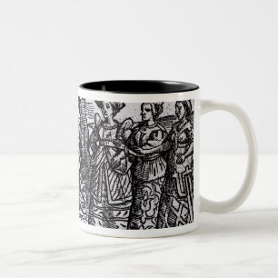 Tasse 2 Couleurs Macbeth, Banquo et les trois sorcières