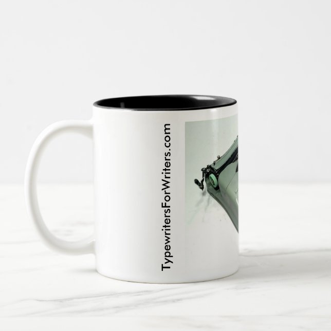 Tasse 2 Couleurs Machine à écrire de Hermes Rocket (Gauche)