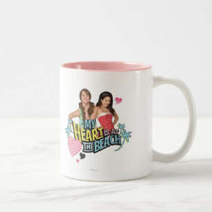 Tasse 2 Couleurs Mack & Lela - Mon coeur est à la plage