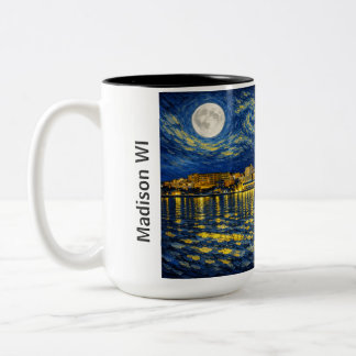 Tasse 2 Couleurs Madison WI Nuit étoilée