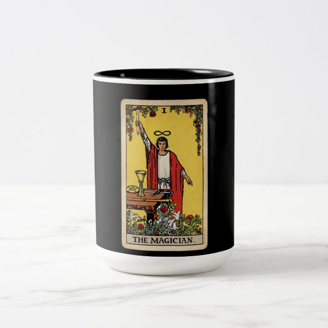 Tasse 2 Couleurs Magician Tarot (Centre)