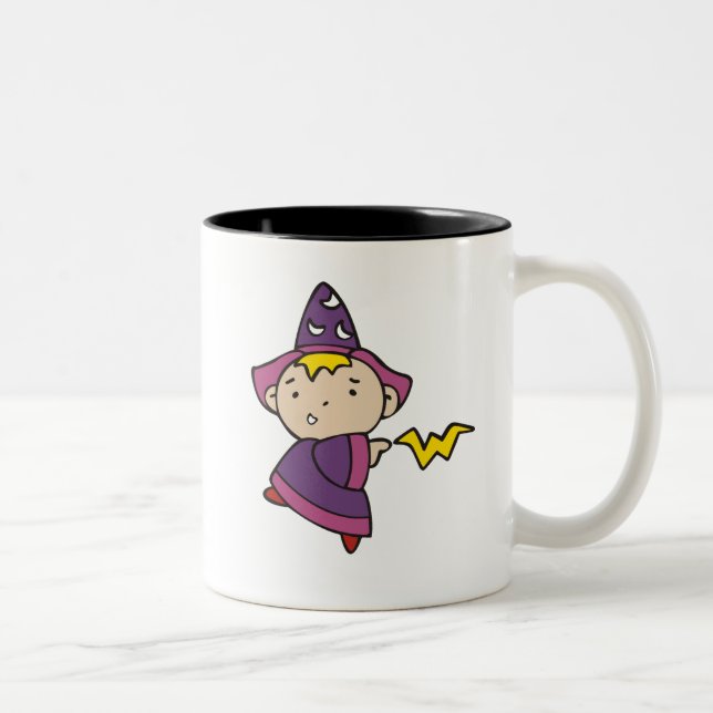 Tasse 2 Couleurs Magicien de garçon (Droit)