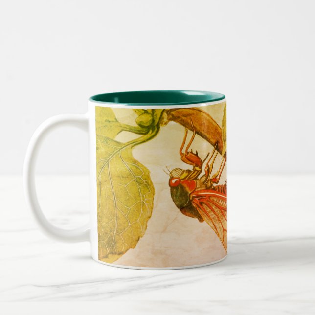 Tasse 2 Couleurs Magie de cigale (Gauche)