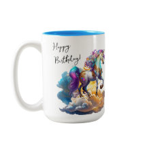 Magique Unicorne Imaginaire nuages romance anniver
