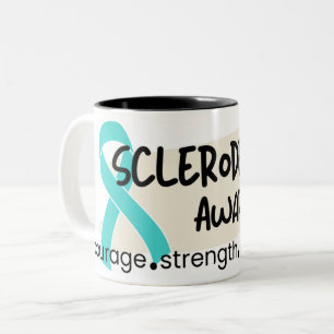 Tasse 2 Couleurs Magnets de sensibilisation aux sclérodermes