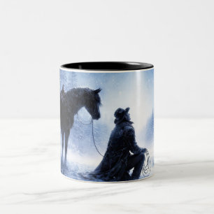 Tasse 2 Couleurs Magnifique Noël Country Western Cowboy