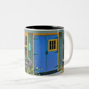 Tasse 2 Couleurs Magnifique peinture cycliste