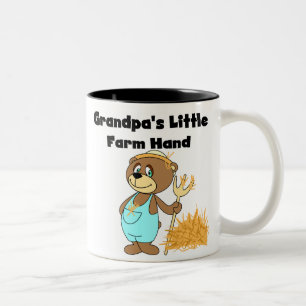 Tasse 2 Couleurs Main de ferme de grand-papas d'ours