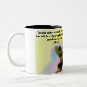 Tasse 2 Couleurs main de Jésus