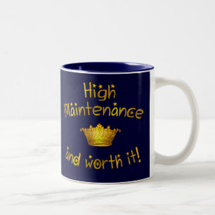 Tasse 2 Couleurs Maintenance élevée et en valeur elle !