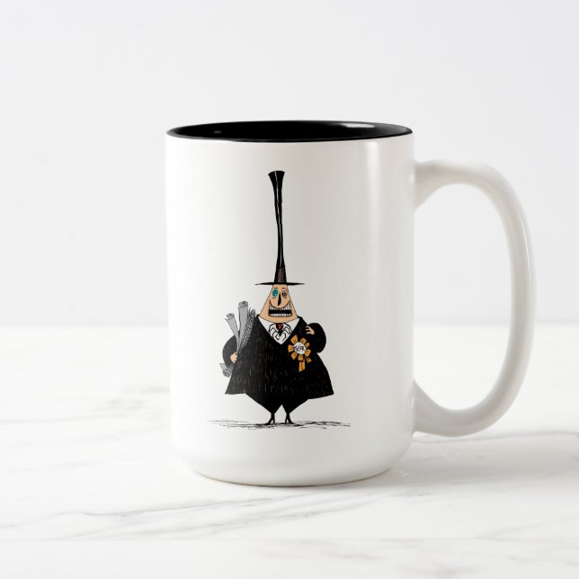 Tasse 2 Couleurs Maire de Halloween (Droit)