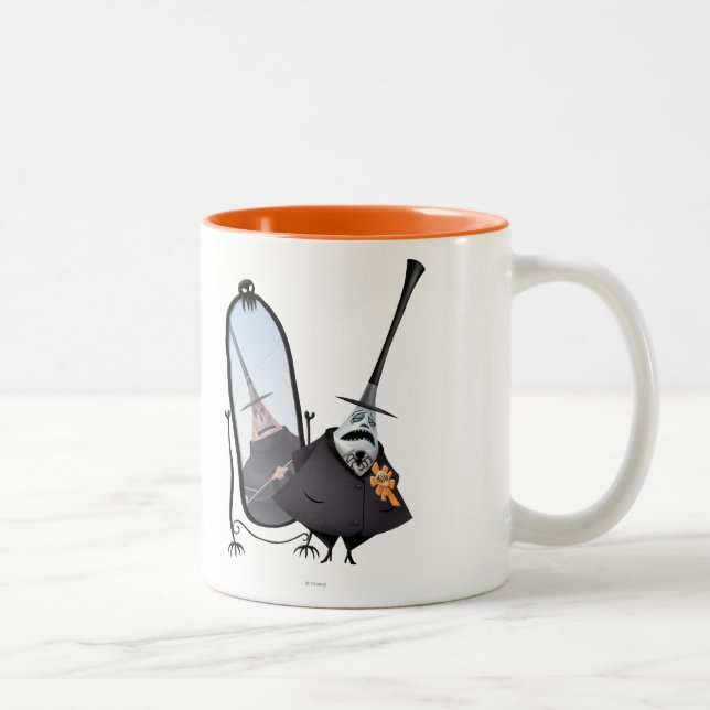 Tasse 2 Couleurs Maire de Halloween | Miroir (Droit)