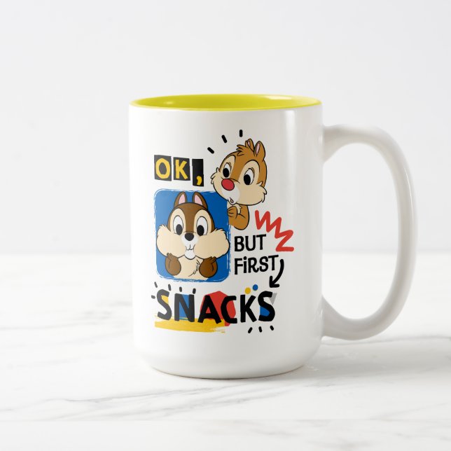 Tasse 2 Couleurs Mais Les Premiers Snacks Chipmund (Droit)