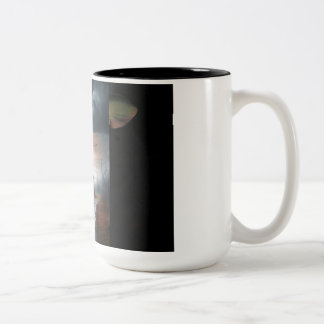 Tasse 2 Couleurs Maison bleue et noire