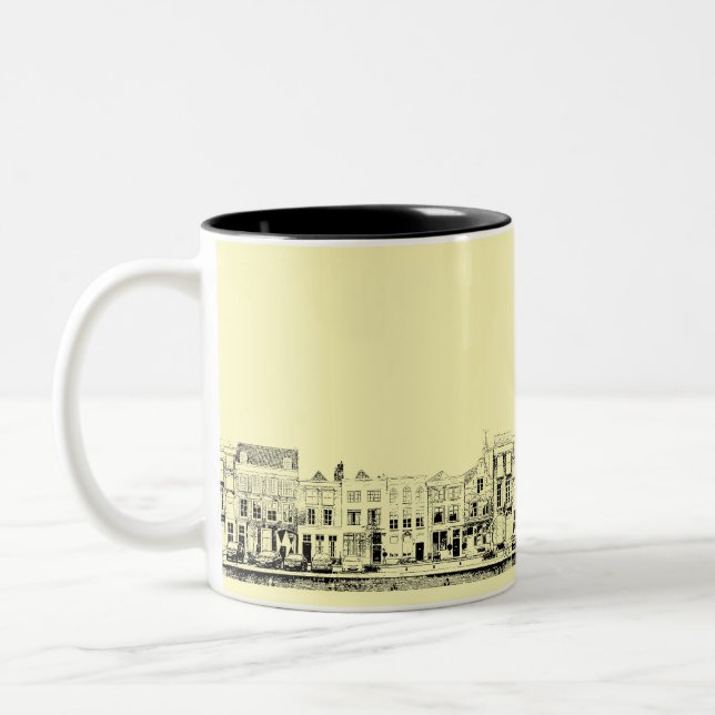 Tasse 2 Couleurs Maisons de ville néerlandaises (Gauche)