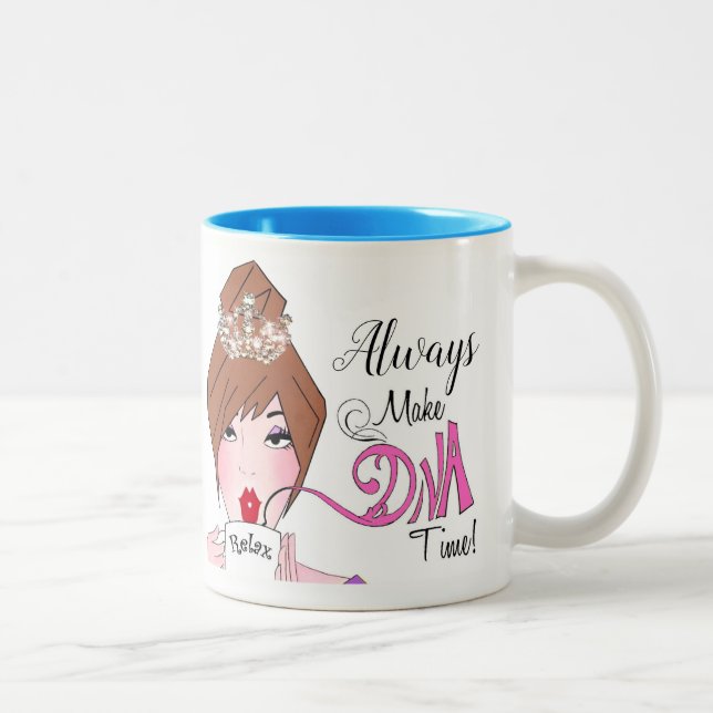 Tasse 2 Couleurs "Make Diva Time"/Relax and Chill (Droit)