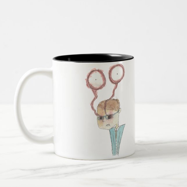 Tasse 2 Couleurs Mal aux yeux (Gauche)