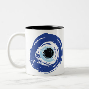 Tasse 2 Couleurs Mal Oeil Artiste Bleu Grec