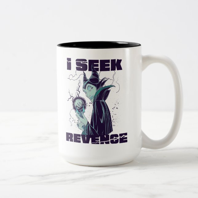 Tasse 2 Couleurs Maléfique | Je Cherche Une Revenge (Droit)