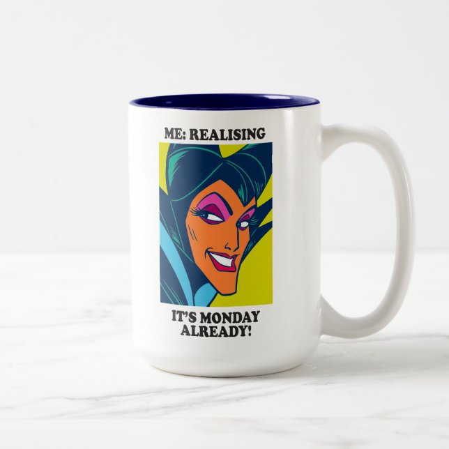 Tasse 2 Couleurs Maléfique | Réaliser c'est lundi Déjà (Droit)