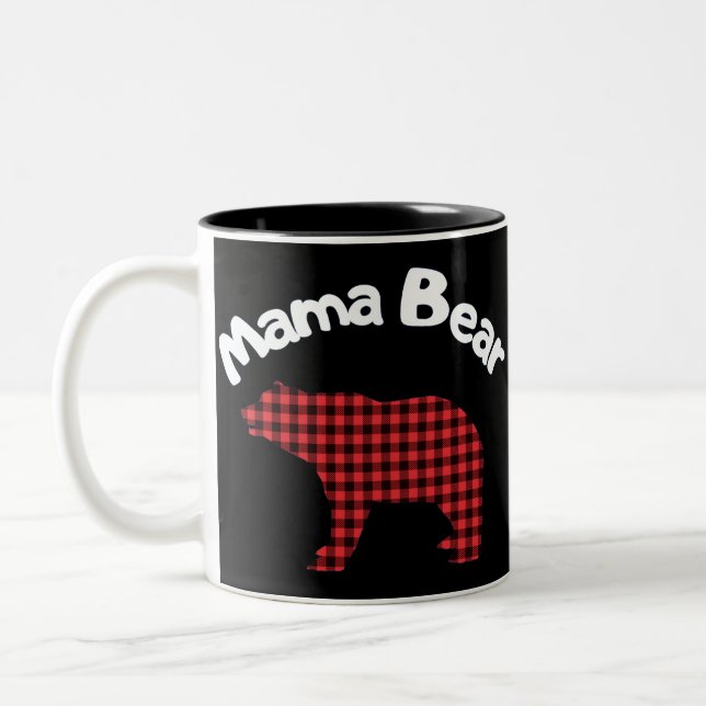 Tasse 2 Couleurs Mama Bear (Gauche)