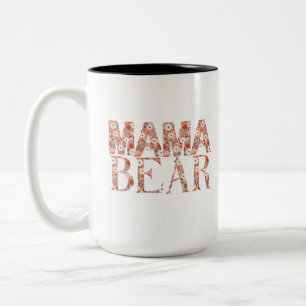 Tasse 2 Couleurs Mama Bear Ditsy Floral