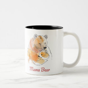 Tasse 2 Couleurs Mama Bear Mothers Day