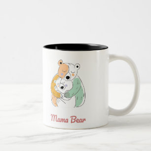 Tasse 2 Couleurs Mama Bear Mothers Day