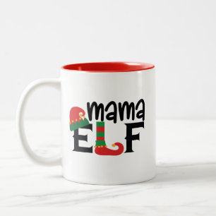 Tasse 2 Couleurs Mama Elf