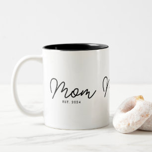 Tasse 2 Couleurs Maman a établi un nouveau cadeau pour maman