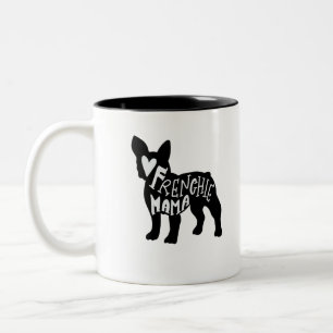 Tasse 2 Couleurs Maman de bouledogue français de maman Cute de