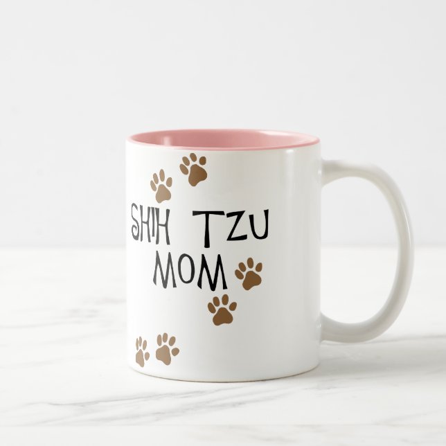 Tasse 2 Couleurs Maman de Shih Tzu (Droit)